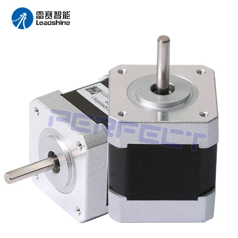 Nema17 Leadshine 2상 스테퍼 모터 42HS03 0.7A 0.47NM 48mm 길이 샤프트 8mm CO2 레이저 기계 CNC 3D 프린터용
