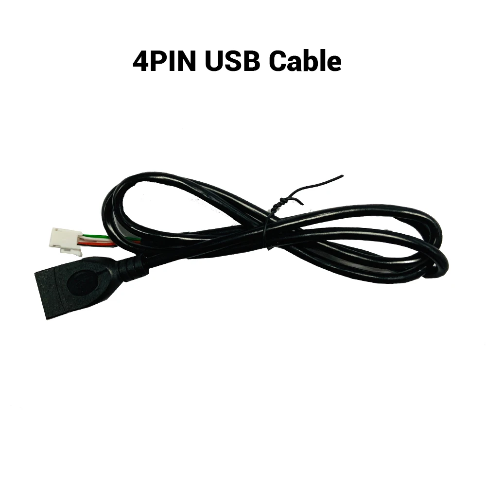

NAVIGUIDE 12V Universal GPS Antenna 4Pin 6Pin USB Rear-View Camera cable For Android System Car Radio 9/10 Inch