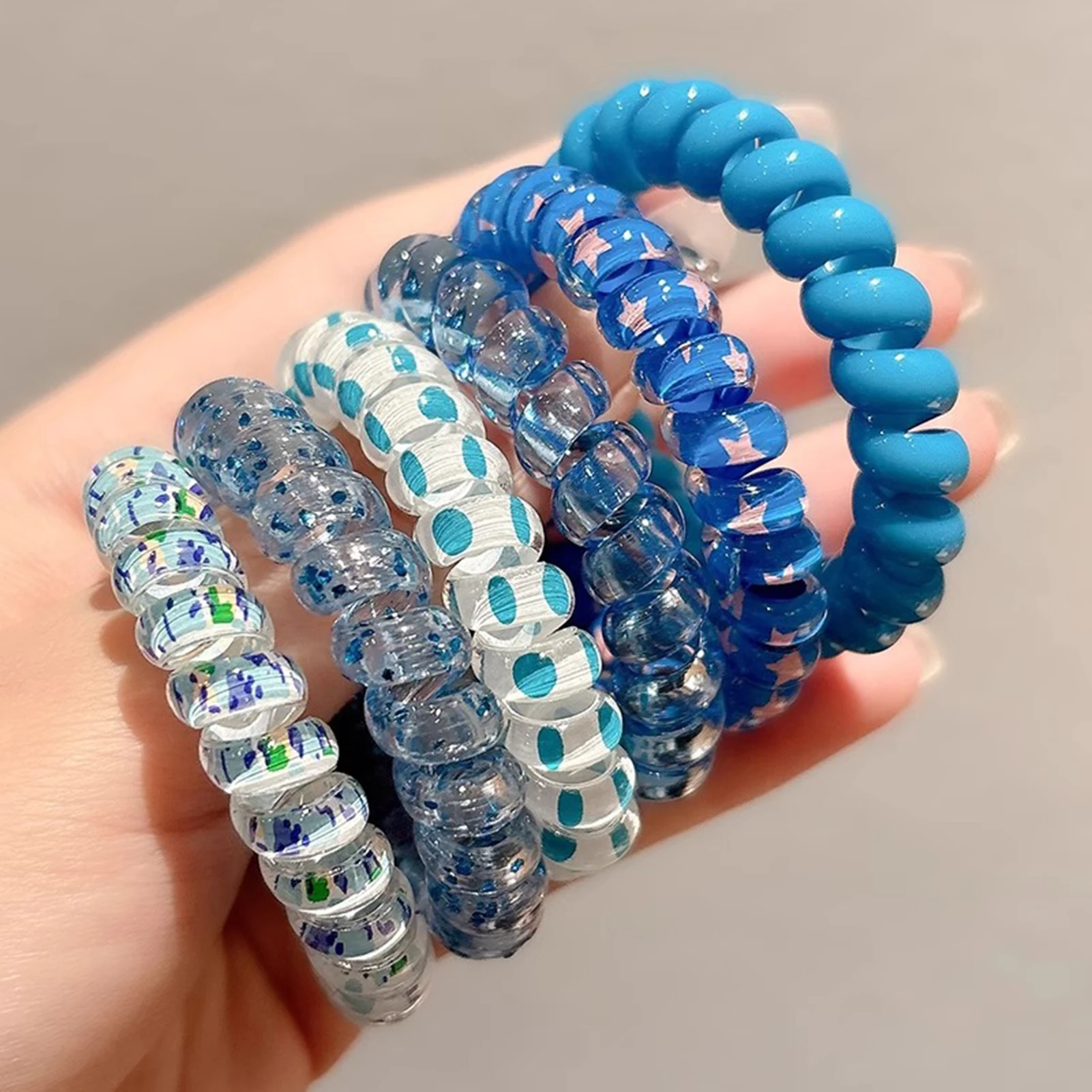 Braided Women's Hair Ties Set - Durable Elastic Bands