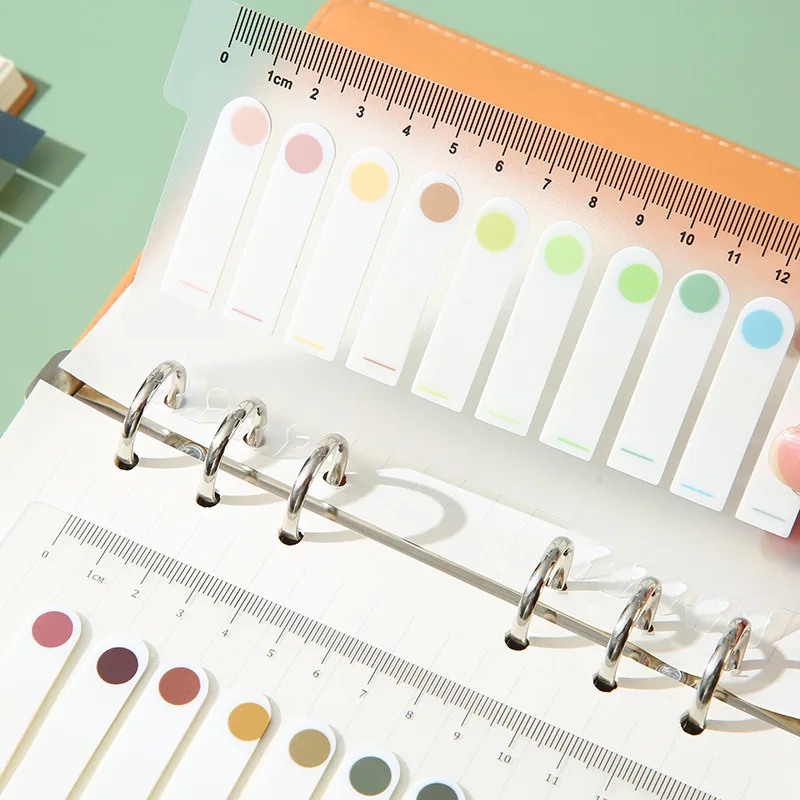 Sticky Index Labels 200 Sheets Stationery Color Sticky Writable Repositionable Index Tabs Flags for Pages Markers Reading Notes - 4