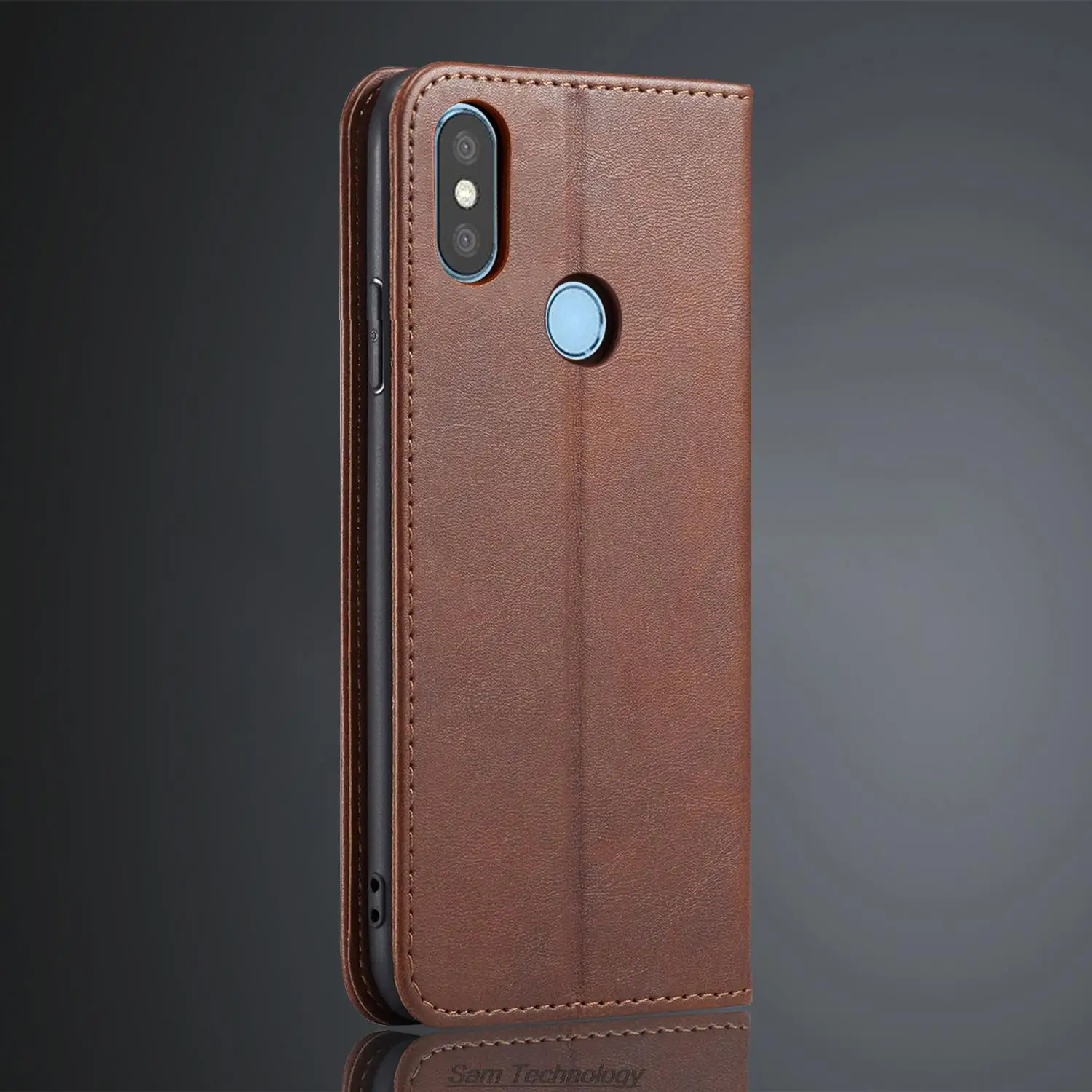 Magnetic attraction Leather Case for Xiaomi Mi A2 / Xiaomi A2 5.99" Holster Flip Cover Case Wallet Phone Bags Fundas Coque 4