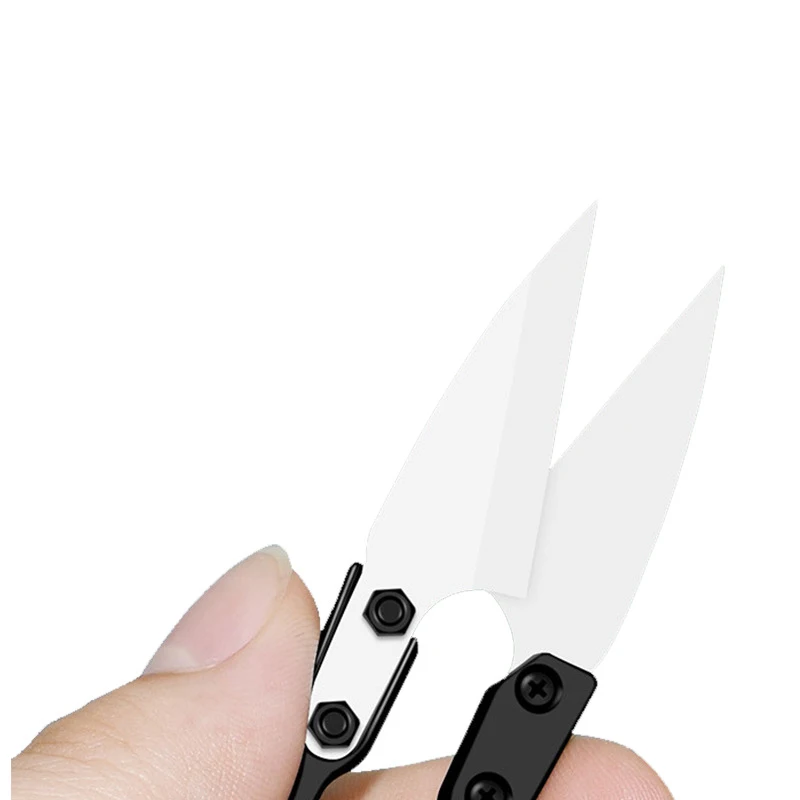 재봉, 크로스 스티치, 분재, 종이, 천, 실 자르기용 단열 세라믹 가위 미니 가위