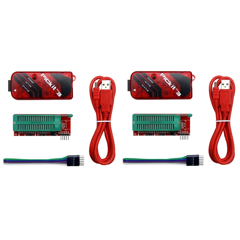 

2X PICKIT3 Programmer Universal PIC ICD2 Pickit 2 PICKIT 3 Programming Adapter Seat