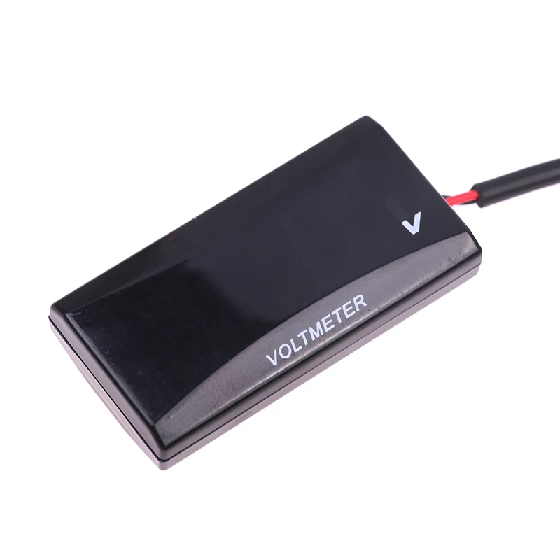Mini LED Display Digital Voltmeter Panel Volt Voltage Meter Tester Reverse Connection Protection 12V For Car Motorcycle Universal