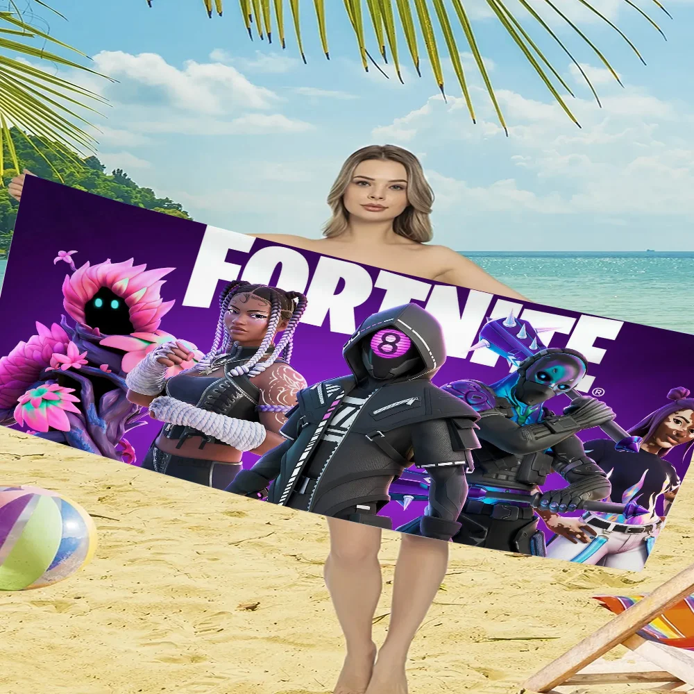 Quick Drying Towels for the Body G-Games-F-Fortnites-S Bathroom Accessories Woman Bathrobe Shower Large Beach Towels Adults Hair 6