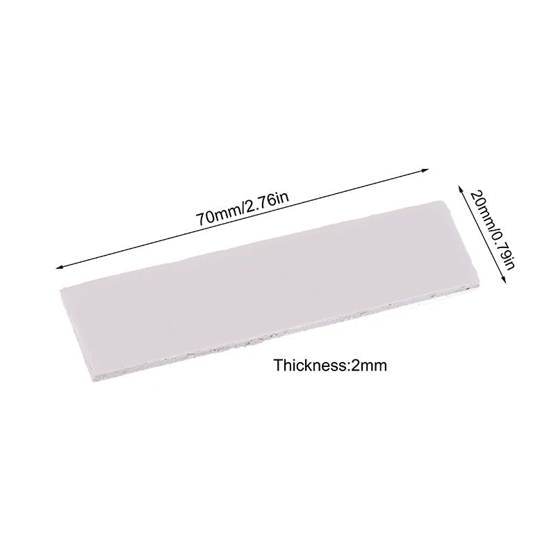 High-Performance M.2 Silicone Thermal Cooling Pad - Non-Conductive Heatsink Solution, 18W/mK Efficiency (70x20mm)