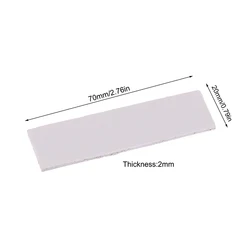 High - Performance M.2 Silicone Thermal Cooling Pad - Non - Conductive Heatsink Solution, 18W/mK Efficiency (70x20mm) (D)
