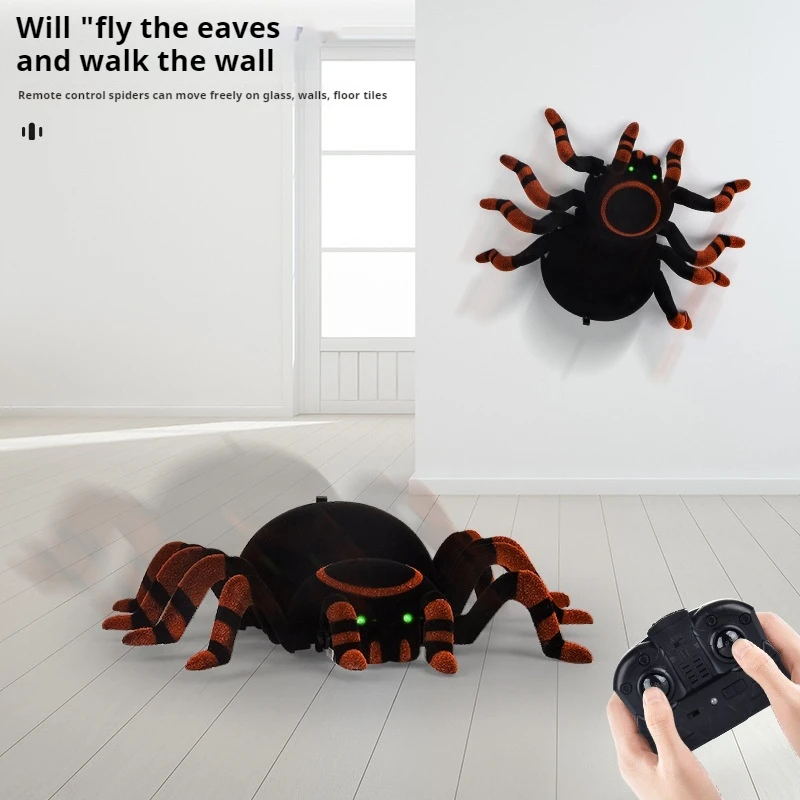 2024 New 2.4g Wireless Remote Control Simulation Wall Climbing Spider Land Wall Climbing Dual-Mode Children'S Remote Control Toy 4