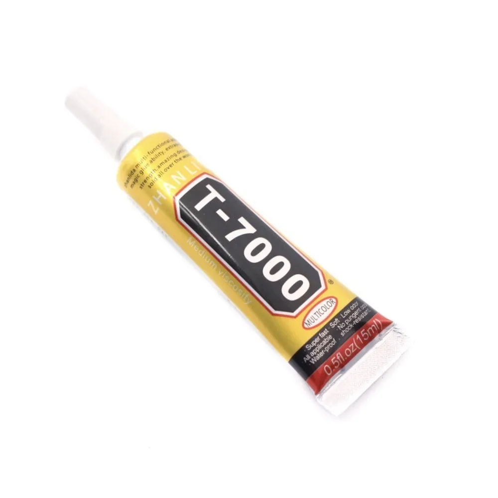 Zhanlida T7000 15ml Pegamento Adhesivo Negro T-7000 Pantallas Telefonos Moviles