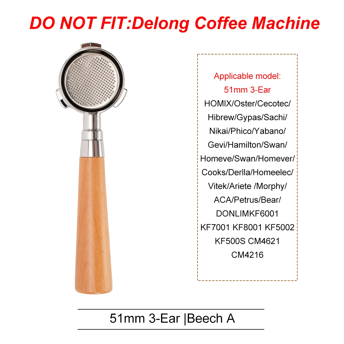 51mm 3Ear Beech-A