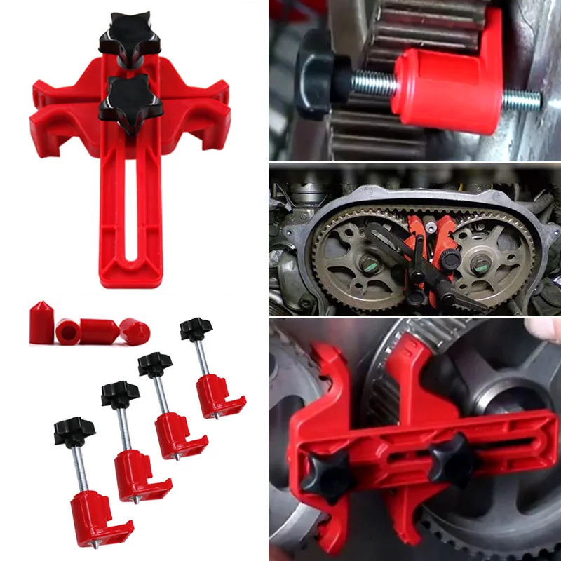 9Pcs Universal Cam Camshaft Lock Holder Car Engine Cam Timing Locking Retainer Timing Belt Fix Changer Cam Automotive Tool Set