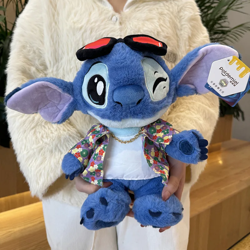 

2024 Disney Lilo & Stitch Plush Doll Boy Girl Kawaii Cartoon Figure Stitch Crossbody Bag Creative Children's Birthday Toy Gift