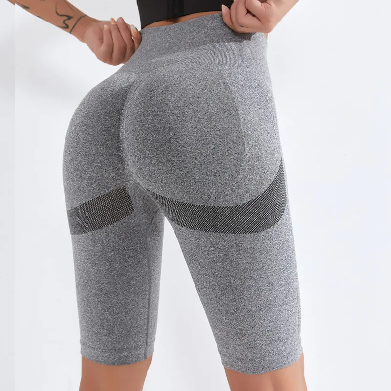 

Sexy Booty Push Up Sport Yoga Shorts Women Spandex Seamless Running Biker Short Black Fitness Leggings High Waist Gym Shorts