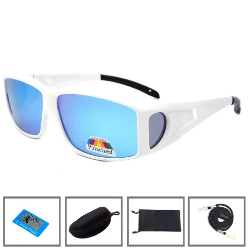 white blue with case