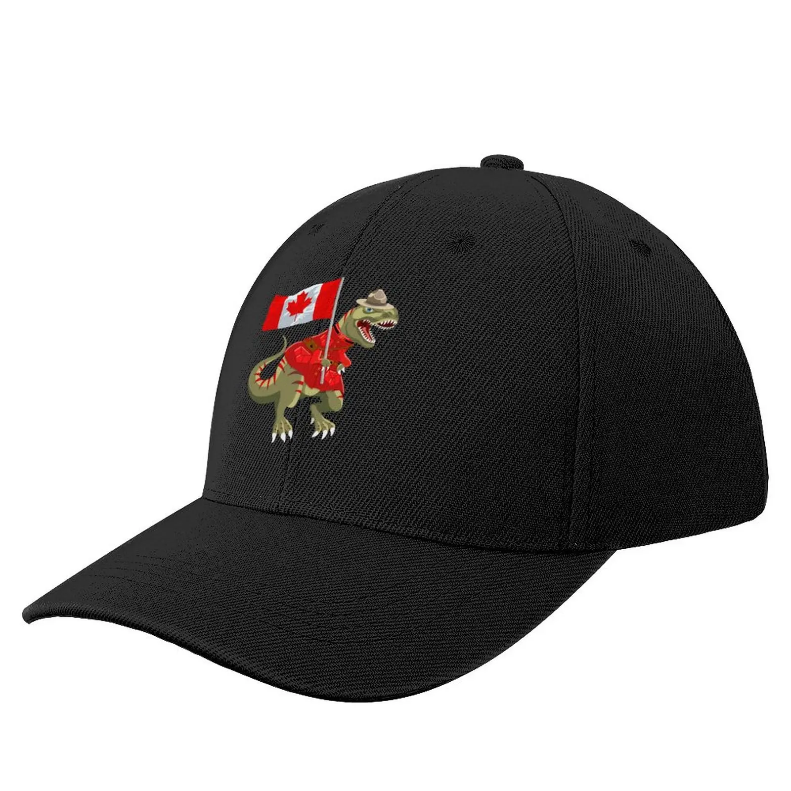 Clanosaurus Rex Canadasaurus Rex Canadian Canada Rcmp Flag Tyrannosaurus Rex Berretto Da Baseball Brand Man Caps Luxury Woman Cap Uomo