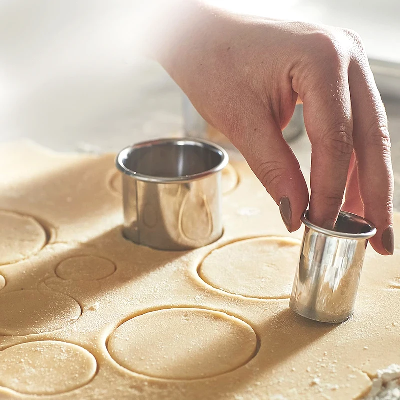 Cookie Cutter Cookie Mould Baking Mold 11/12pcs Round Stainless Steel Set Suitable For Cakes Mousse Donuts Fondant Cookie Ring