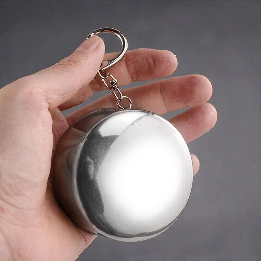Folding Cup Coffee Mug Portable Outdoor Travel Stainless Steel Telescopic