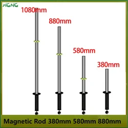 880mm Iron Absorber Magnet Nails Grabber Reacher Handle Swarf Pick Up Rod NdFeB Magnetic Retrieving Tool Telescopic Magnet Rod