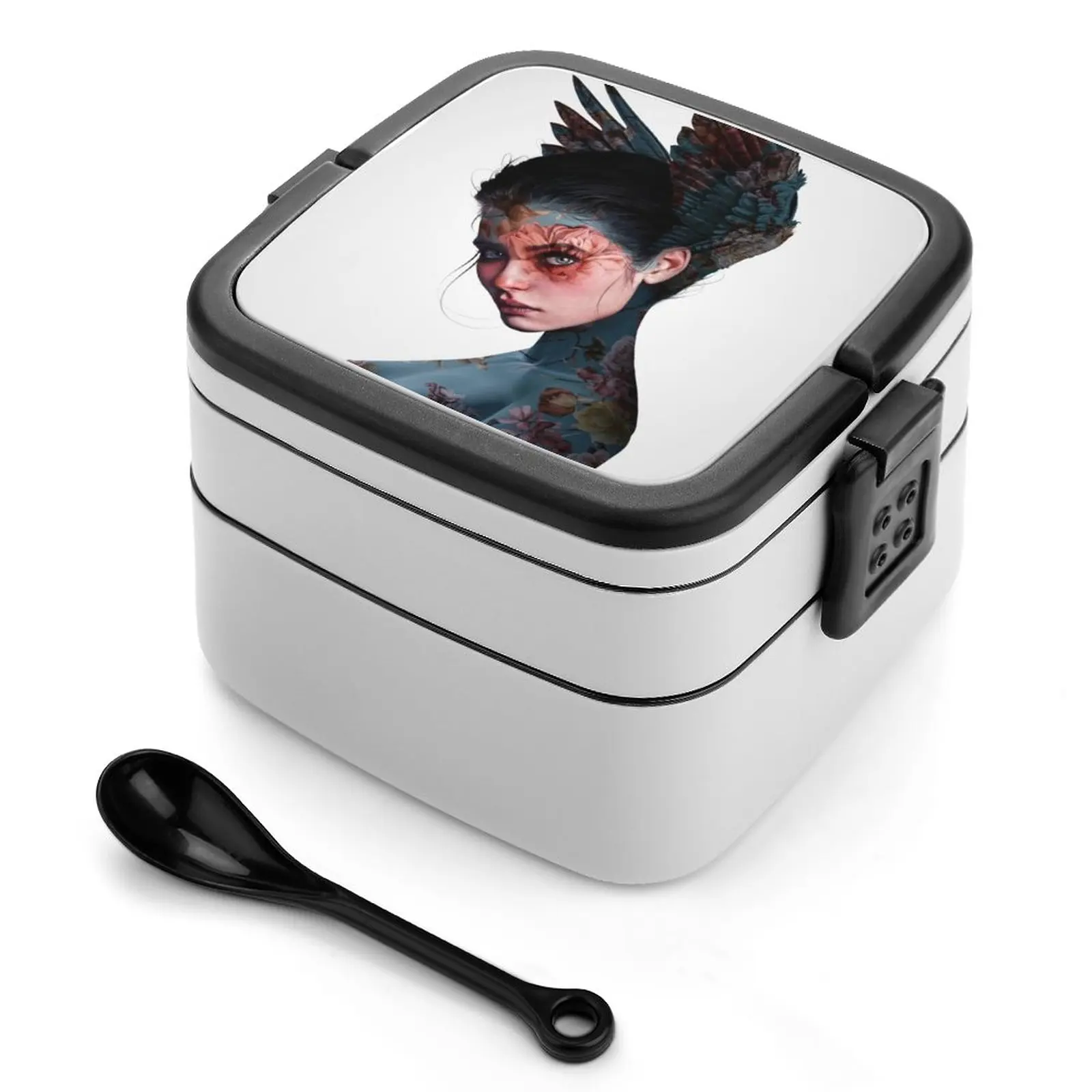 Hybrid Creature Doppio Strato Bento Box Lunch Box Insalata Cibo Bento Box Designer Artista Beauty Lifestyle Fashion Urban