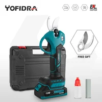 YOFIDRA 30mm Brushless Electric Pruning Shears Cordless Efficient Fruit Tree Bonsai Garden Power Tools For Makita 18V Battery 1
