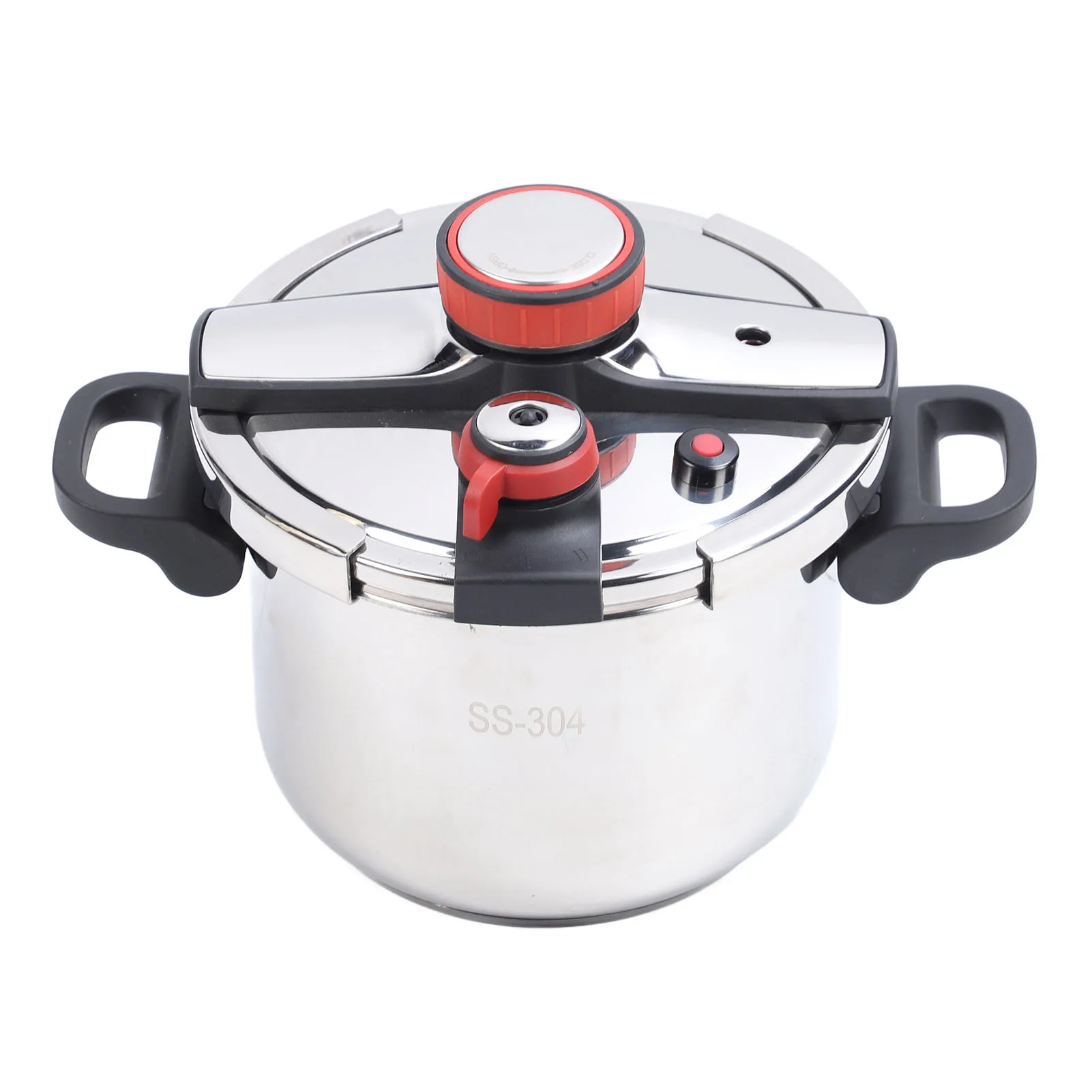 Pressure Cooker Fast Boiling Intelligent Control Pressure Cooker Pot 304 Stainless Steel Foldable Handle 100kpa for Gas Stove