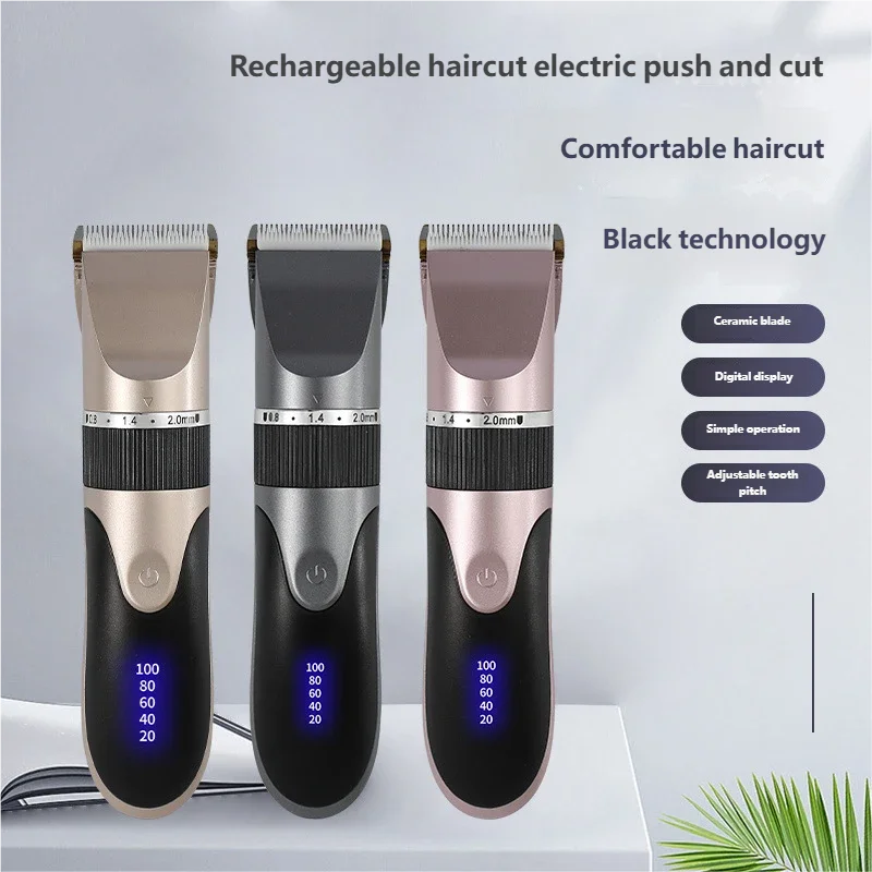 Hair Clipper Electric Barber Hair Trimmers For Men Adults