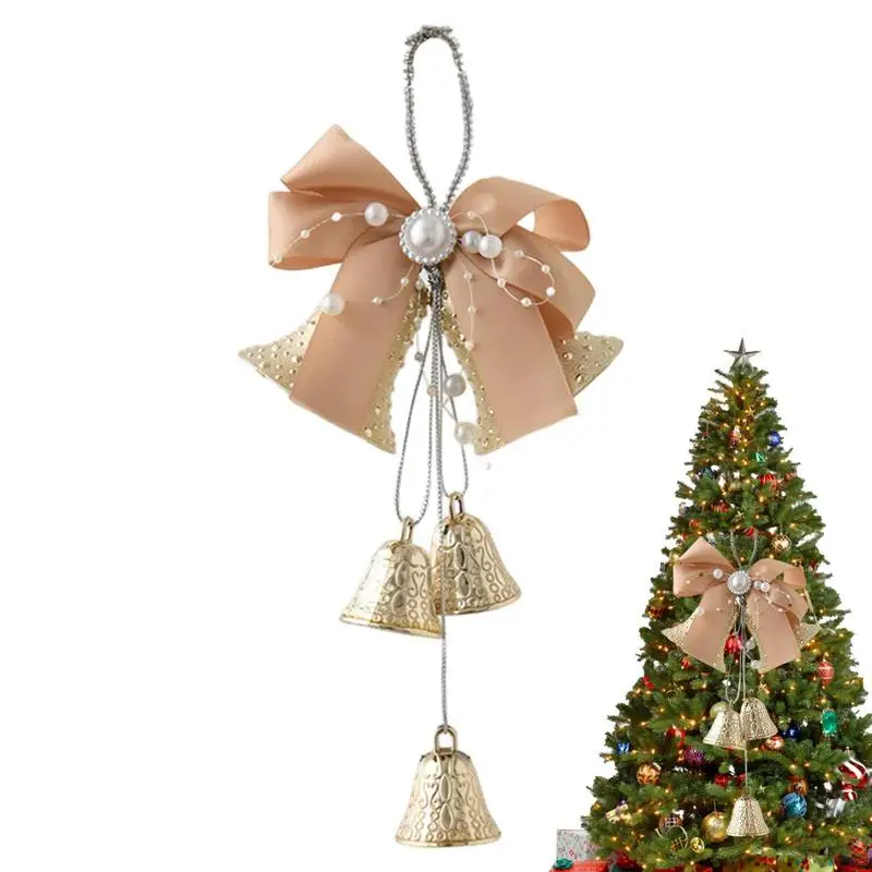 Christmas Bell Decor Holiday Jingle Bells Home Bell Decori Con Papillon Christmas Jingle Bells Campane Artigianali Fai Da Te Per Natale
