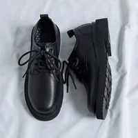 Men's Casual Leather Shoes Summer New Style Anti-Slip Chef Wedding Bridegroom Business Formal Black Leather Shoes Breathable PVC