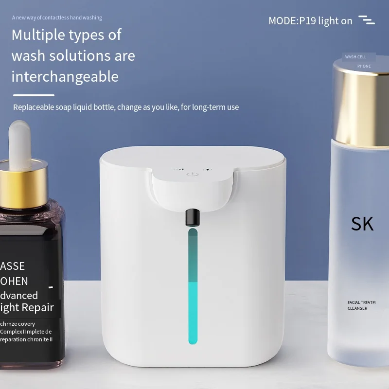 Double Head Touchless Automatic Soap Dispenser USB Rechargeable Wall Mounted Electric Hand Soap Dispenser for Kitchen Bathroom