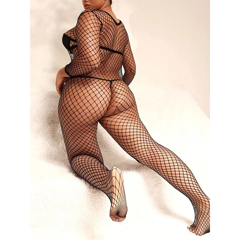 Women Sexy Fishnet Open Crotch Bodystocking Lingerie Naughty Sultry Erotic Tights Plus Size Porn Baby Stretchy Lingerie women underwear,sexy lingerie