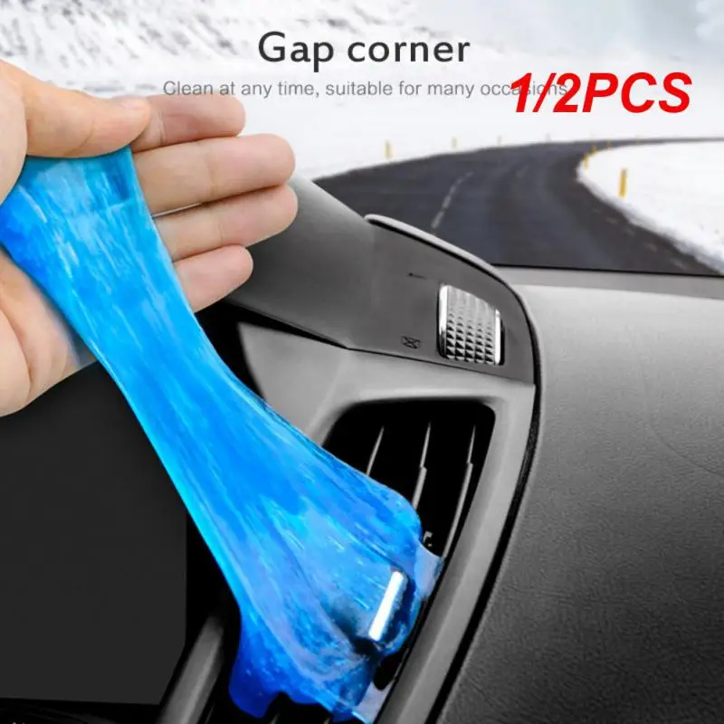 

1/2PCS Dust Clay Dust Keyboard Cleaner Toys Cleaning Gel Car Gel Mud Putty Kit USB for Laptop Cleanser Glue