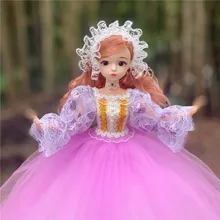 

New Bjd 30cm Chinese Style Doll 1/6 Hanfu Fairy Doll Fashion 13 Joints Movable 3D Eye Clothes Girl Birthday Gift Dress Up Toy