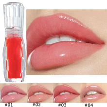 

6 Colors Moisturizer Clear Lip Gloss Plumper Glitter Liquid Lipstick Shimmer Nude Crystal Bigger Lip Tattoo Makeup Lipgloss