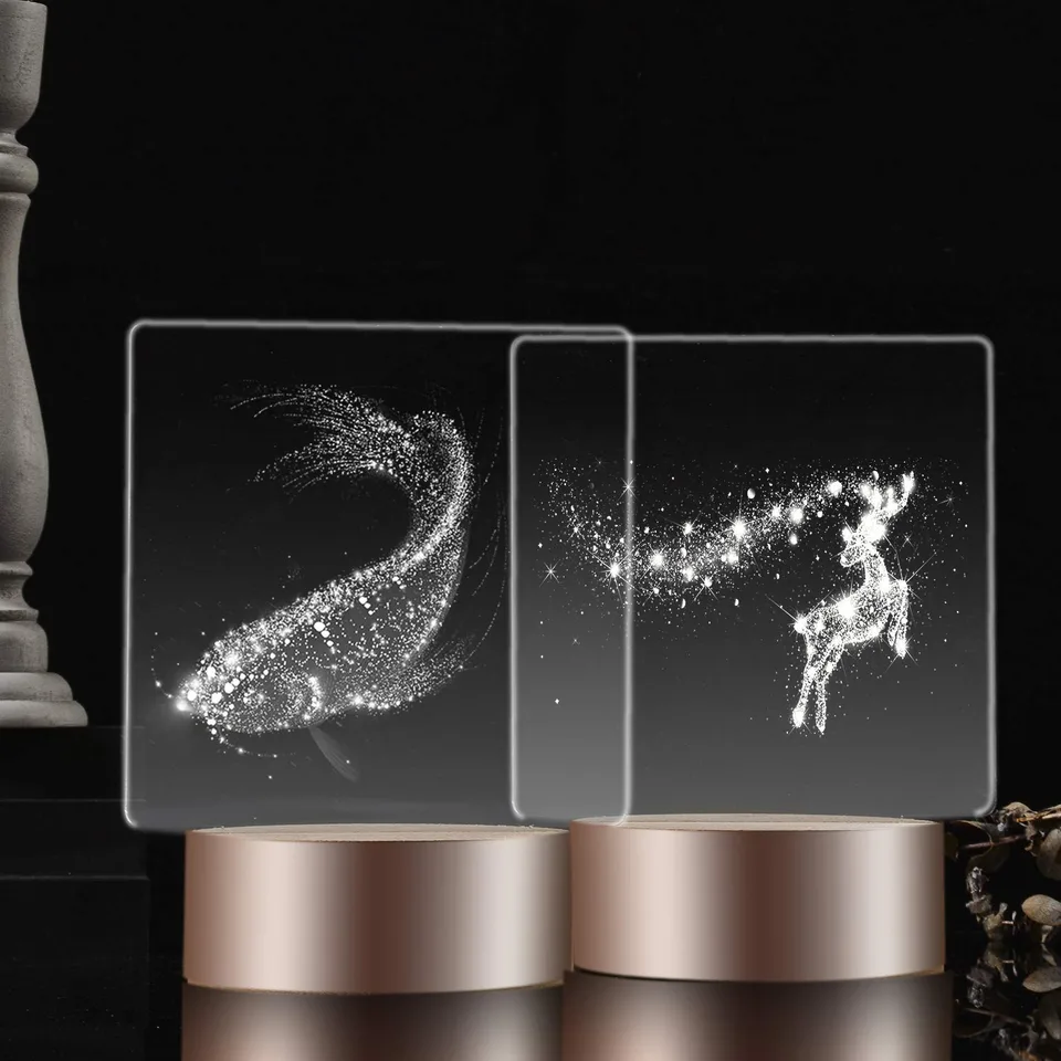 6 Pannelli In Acrilico Trasparente SENHAI Per Base LED - Ideali Per Lavoretti Fai Da Te - Foto 8