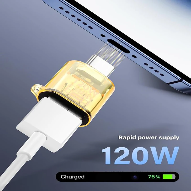 120와트 USB 3.2/Gen2 양면 10GB 데이터 전송 컴퓨터-모바일기기 변환기(OTG 기능 지원)
