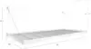 Series White 4 .8  2 x 8 Wall Mounted Steel Shelf, Garage Overheads, 40409 2