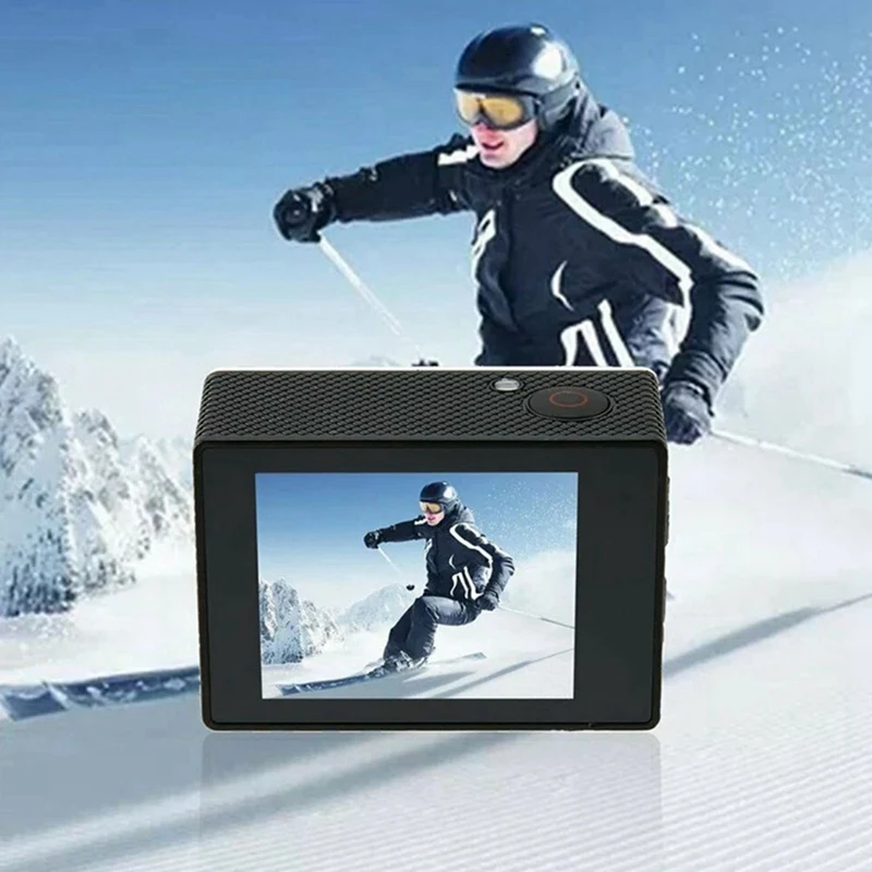 Mini fotocamera professionale fotocamera sportiva impermeabile casco sportivo da esterno Action Camcorder Camera per Gopro facile da usare