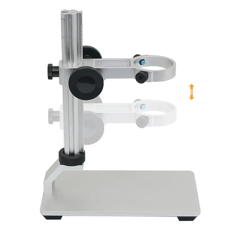 Microscope Arm Stand Video Microscope Stand Aluminium Alloy Raising Lowering Working Stage for USB Digital Microscope Ring Holder Accessories