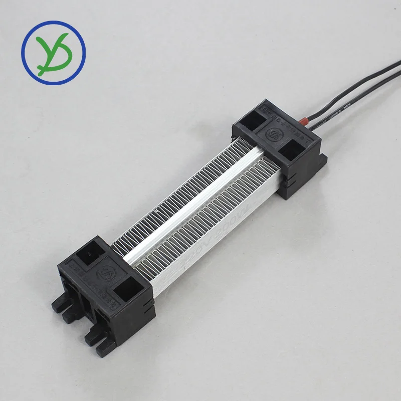 200W 220V AC DC Insulated PTC ceramic Air Heater Electric Heater Parts Energy Saving Lamp Heating Tuberesistance Wire