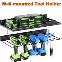 Power Tool Storage Rack Electric Drill Screwdriver Tool Shelf Workshop Garage Heavy Duty Wall Mounted Holder tool Organizer rack 1