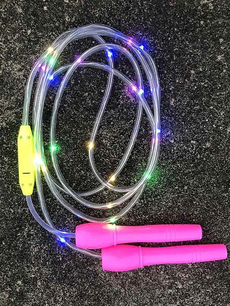 LED Luminous Children Skipping Ropes Exercise Jumping Game Fitness Home