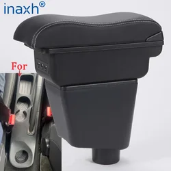 For Renault Clio 4 Armrest For Renault Clio 3 III IV Car Armrest box Car accessories Storage box holder ashtray Curved surface