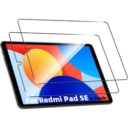 Premium Screen Protector 2/3PCS Set - 8.7 Full Coverage 9H Tempered Glass, HD Clear Scratch Resistant (Redmi Pad SE 8.7 3pc)