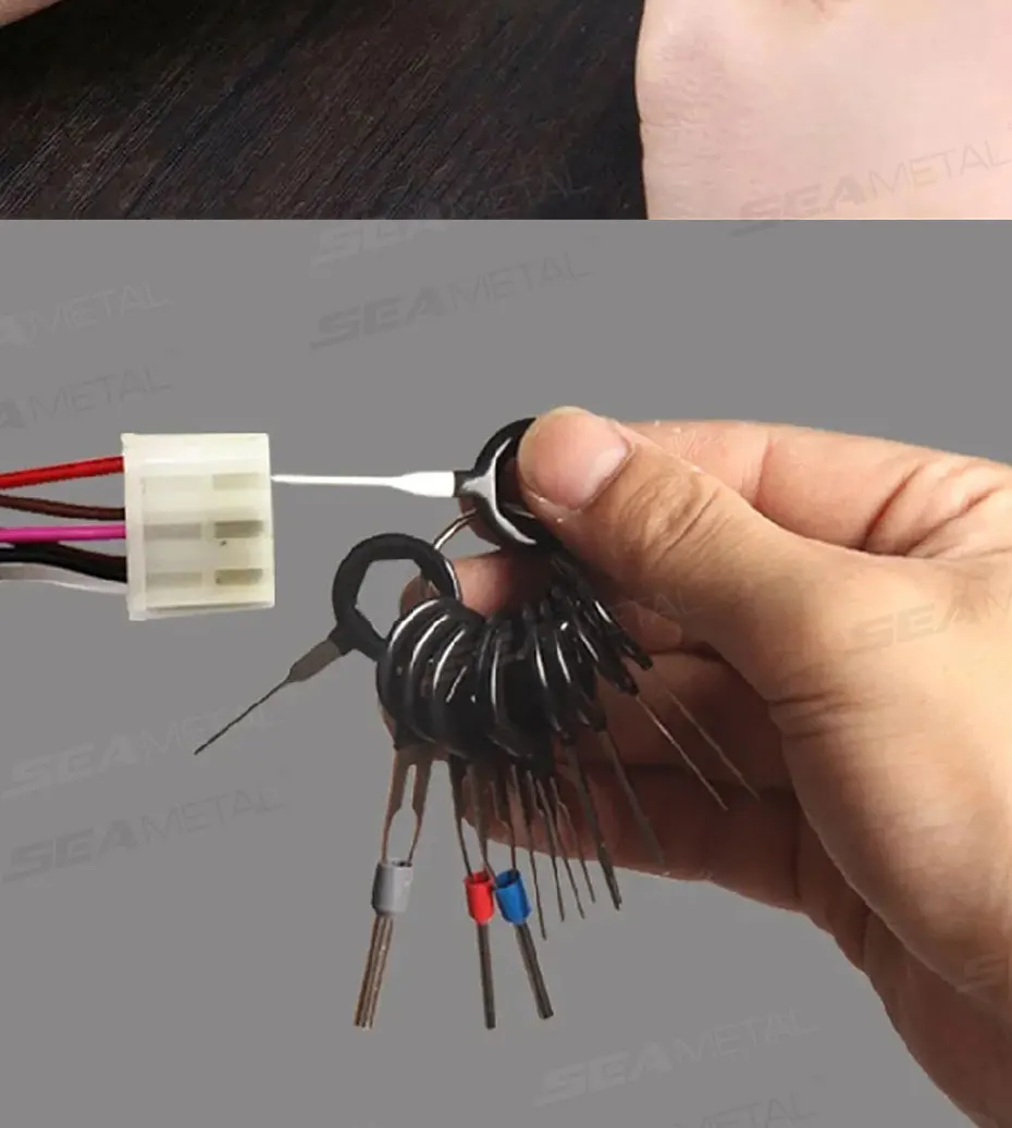 SEAMETAL 41/59pcs Car Terminal Removal Kit Box Wire Plug Connector Extractor Pul