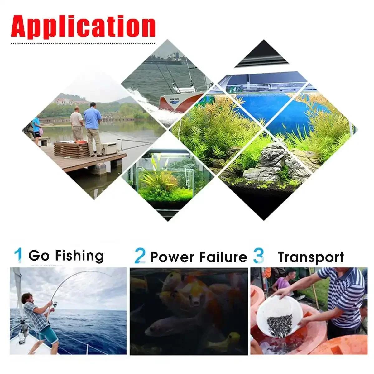 300W 6V Solar Oxygen Generator Aquarium Air Pump Tank Oxygen Pump USB Charging Pond Aerator Water Outdoor Fishing Tools