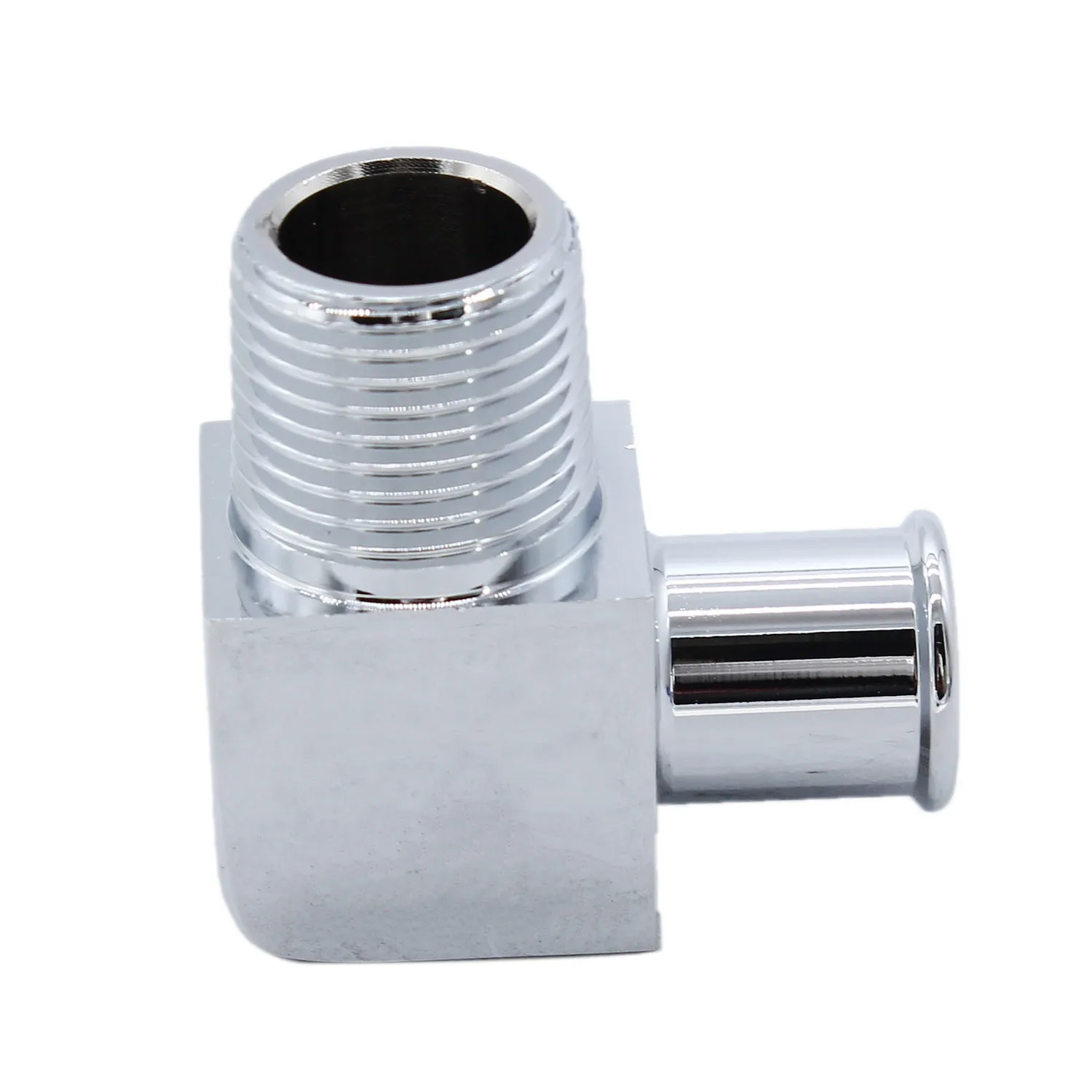 Codo Colector De Admisión De 90 Grados - 1/2" NPT A 5/8" Manguera - Para Sistemas De Calentador O Bomba De Agua