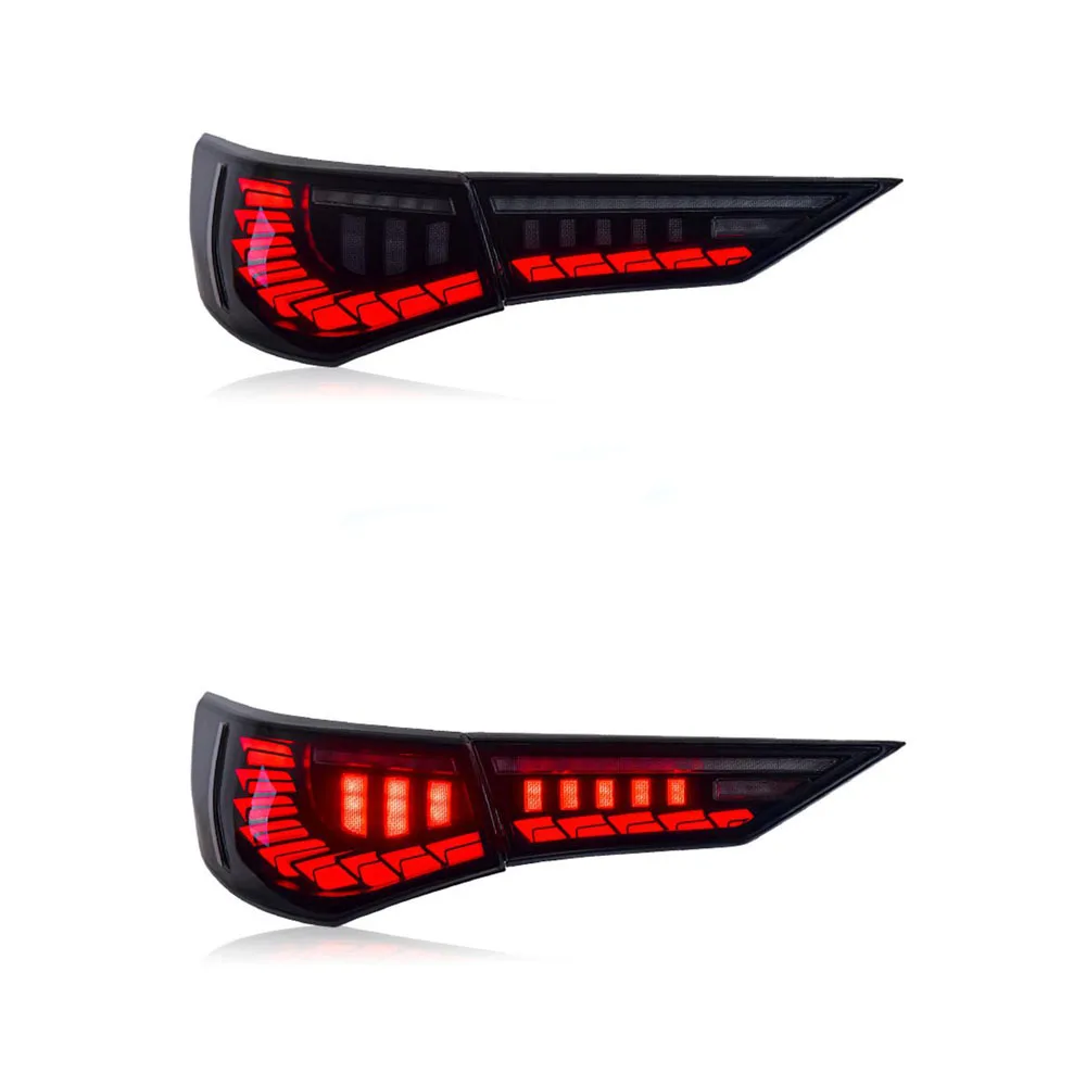 

For 20-23 Sylphy LED Tail light Assembly Modification Dragon Scale Model Dynamic Scanning Blue Running Rear Taillight