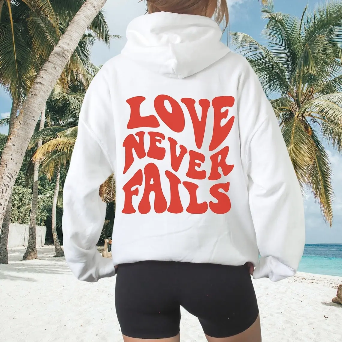 

Худи в стиле преппи, худи с надписью Love Never боте, худи для колледжа, худи большого размера, худи Tumblr, Свитер оверсайз