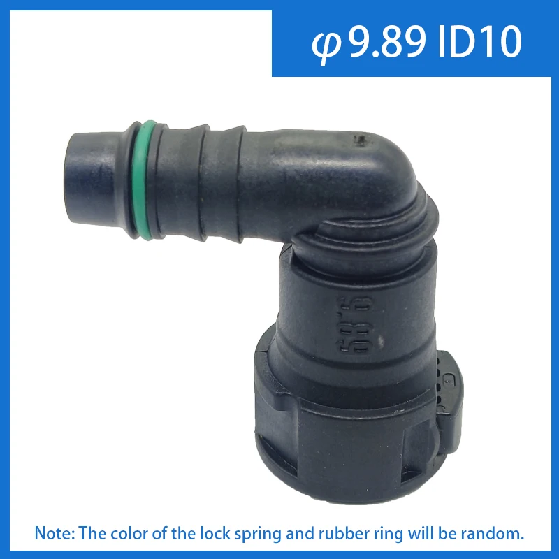 2pcs x 9.89 ID10 90&deg; Female Auto Car Fuel Line Hose Quick Release Connector Carburetor Part fuel line connector hose coupler fuel injection hose