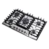 30 Inch Stainless Steel Gas Cooktop Built-in 5 Burners LPG/NG Dual Fuel Stovetop 6